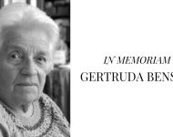 In memoriam. Dr. Gertruda Bense’ė, vokiečių baltistė, senosios lietuvių raštijos tyrėja